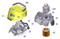 KÄRCHER Ersatzteile Nasstrockensauger WD 3 V-15/4/20 Car (YYY) *EU 1.628-121.0 WD 3 V-15/4/20 Car (YYY) *EU