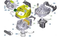 KÄRCHER Ersatzteile Nasstrockensauger KWD 6 P S V-30/8/22/T (BSY) *EU 1.628-486.0 KWD 6 P S V-30/8/22/T (BSY) *EU