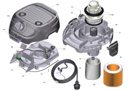 KÄRCHER Ersatzteile Nasstrockensauger KWD 2 V-17/6/18 (BYY) *EU 1.628-429.0 KWD 2 V-17/6/18 (BYY) *EU