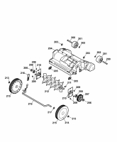 Ersatzteile WOLF-Garten Elektro Vertikutierer UV 29 EVK Typ: 3618004 Serie D  (2007) Messerwalze, Räder 