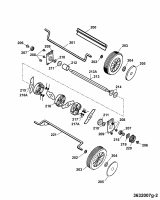 Ersatzteile WOLF-Garten Elektro Vertikutierer UV 32 EV Typ: 3632883 Serie A  (2007) Messerwalze, Räder 