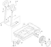 KÄRCHER Professional Ersatzteile Hochdruckreiniger Heisswasser HDS 697 CI+D.S. EU 1.962-912.0 Rahmen