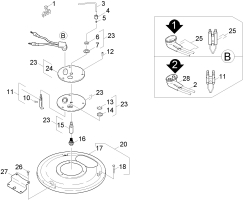 KÄRCHER Professional Ersatzteile Hochdruckreiniger Heisswasser HDS 697 CI+D.S. EU 1.962-912.0 Brennerdeckel