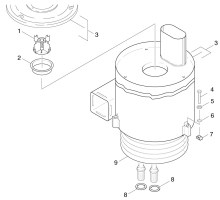 KÄRCHER Professional Ersatzteile Hochdruckreiniger Heisswasser HDS 697 CI+D.S. EU 1.962-912.0 Durchlauferhitzer
