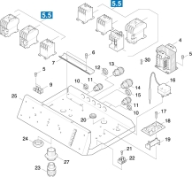 KÄRCHER Professional Ersatzteile Hochdruckreiniger Heisswasser HDS 801 E - 12 KW 1.030-131.0 Unterteil