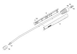 KÄRCHER Professional Ersatzteile Hochdruckreiniger Heisswasser HDS 801 E - 12 KW 1.030-131.0 Strahlrohr verpackt nur fuer Ersatz