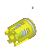 KÄRCHER Professional Ersatzteile Hochdruckreiniger Heisswasser HDS 895         EU 1.025-851.0 Ventil (3 Stueck)