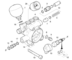 KÄRCHER Professional Ersatzteile Hochdruckreiniger Heisswasser HDS 895         EU 1.025-851.0 Pumpensatz