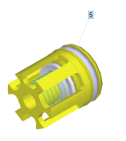 KÄRCHER Professional Ersatzteile Hochdruckreiniger Heisswasser HDS 895         EU 1.025-851.0 Ventil (3 Stueck)