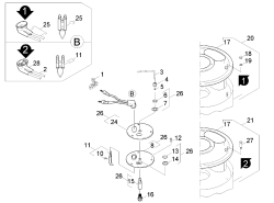 KÄRCHER Professional Ersatzteile Hochdruckreiniger Heisswasser HDS 895         EU 1.025-851.0 Brennerdeckel