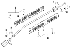 KÄRCHER Professional Ersatzteile Hochdruckreiniger Heisswasser HDS 895         EU 1.025-851.0 Strahlrohr