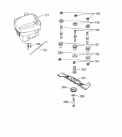 Ersatzteile WOLF-Garten Benzin Rasenmäher ohne Antrieb 2.40 B Typ: 4001009 Serie A  (2005) Messer, Messeraufnahme, Motor 