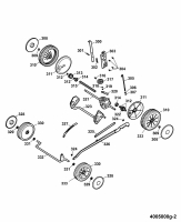 Ersatzteile WOLF-Garten Benzin Rasenmäher mit Antrieb Esprit 40 BA Typ: 4005000 Serie G  (2007) Getriebe, Höhenverstellung, Räder 