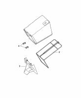Ersatzteile WOLF-Garten Elektro Rasenmäher mit Antrieb Esprit 40 EAKF Typ: 4024003 Serie B  (2007) Grasfangsack 