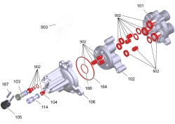 KÄRCHER Professional Ersatzteile Hochdruckreiniger Kaltwasser HD 5/17 CX Plus EU 1.520-942.0 Pumpenkopf kpl. HD 5/17