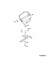 Ersatzteile WOLF-Garten Benzin Rasenmäher ohne Antrieb HBM 2.42 XQ Typ: 4212008 Serie C  (2009) Messer, Messeraufnahme, Motor 