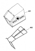 Ersatzteile WOLF-Garten Benzin Rasenmäher mit Antrieb 2.48 BA Typ: 4218000 Serie H  (2009) Grasfangsack 