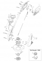 Ersatzteile GARDENA Turbotrimmer 350 2555