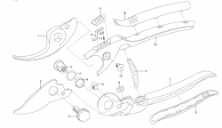 Ersatzteile GARDENA Gartenschere PRO BP30 8701