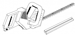 Ersatzteile GARDENA V12 Heckenschere HS 36 2185/2260