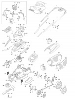 GARDENA Ersatzteile Accu Rasenmäher 36 A Li 4035