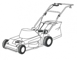 GARDENA Ersatzteile Hattrick HE 40 4001 Motor, Gestänge