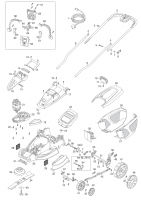 GARDENA Ersatzteile Elektro Rasenmäher PowerMax 42 E 4043