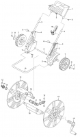 GARDENA Ersatzteile Schlauchwagen 60 TS mit Ablage 2623