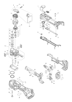 Makita Ersatzteile Akku-Multifunktionswerkzeug TM001G