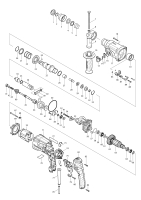 Makita Ersatzteile Kombihammer HR2470