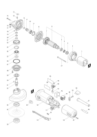 Makita Ersatzteile Winkelschleifer 9558HNR