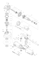 Makita Ersatzteile Winkelschleifer 9565HR