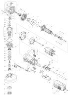 Makita Ersatzteile Winkelschleifer GA5041C