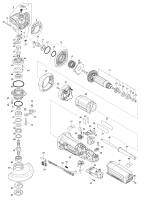 Makita Ersatzteile Winkelschleifer GA5091