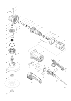 Makita Ersatzteile Winkelschleifer GA7050R