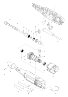 Makita Ersatzteile Geradschleifer GD0603