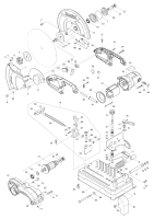 Makita Ersatzteile Trennschleifmaschine LW1400