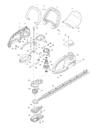 Makita Ersatzteile Elektro-Heckenschere UH5580