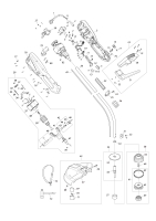 Makita Ersatzteile Elektro-Rasentrimmer UR3500