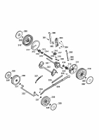 Ersatzteile WOLF-Garten Benzin Rasenmäher mit Antrieb Esprit 46 BA Typ: 4605000 Serie H  (2008) Getriebe, Höhenverstellung, Räder 