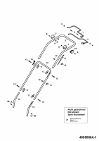 Ersatzteile WOLF-Garten Benzin Rasenmäher mit Antrieb Esprit 46 BA Typ: 4605006 Serie A  (2006) Holm 