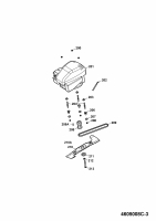 Ersatzteile WOLF-Garten Benzin Rasenmäher mit Antrieb 2.46 HBM Typ: 4605008 Serie C  (2005) Messer, Messeraufnahme, Motor 