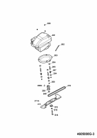 Ersatzteile WOLF-Garten Benzin Rasenmäher mit Antrieb 2.46 HBM Typ: 4605008 Serie G  (2009) Messer, Messeraufnahme, Motor 