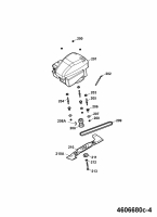 Ersatzteile WOLF-Garten Benzin Rasenmäher mit Antrieb B 46 TBA Typ: 4606680 Serie C  (2007) Messer, Messeraufnahme, Motor 