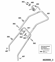 Ersatzteile WOLF-Garten Elektro Rasenmäher ohne Antrieb Esprit 46 E Typ: 4620000 Serie A  (2001) Holm 