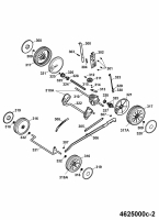 Ersatzteile WOLF-Garten Elektro Rasenmäher mit Antrieb Esprit 46 EA Typ: 4625000 Serie C  (2007) Höhenverstellung, Räder 