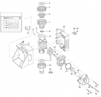 Ersatzteile GARDENA Bewässerungscomputer EasyControl 1881