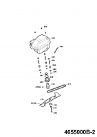 Ersatzteile WOLF-Garten Benzin Rasenmäher mit Antrieb Power Edition 46 HA Typ: 4655000 Serie B  (2008) Messer, Messeraufnahme, Motor 