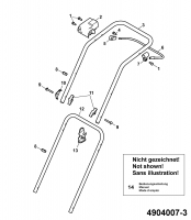 Ersatzteile WOLF-Garten Elektro Rasenmäher ohne Antrieb 2.34 E Typ: 4904007 Serie A  (2006) Holm 