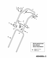 Ersatzteile WOLF-Garten Elektro Rasenmäher ohne Antrieb Compact plus 34 E Typ: 4904080 Serie C  (2007) Holm 